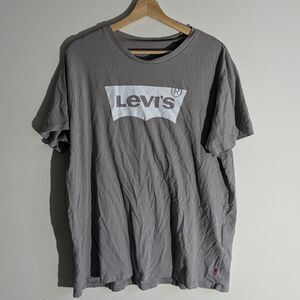 Levi's Gray Graphic Logo Tshirt Men's Size XL